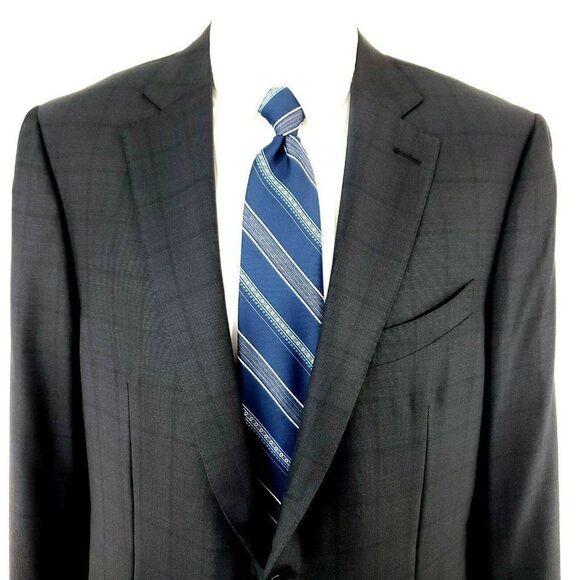 Ermenegildo Zegna Trofeo‎ 600 40R 2 Button Microche - Picture 1 of 12